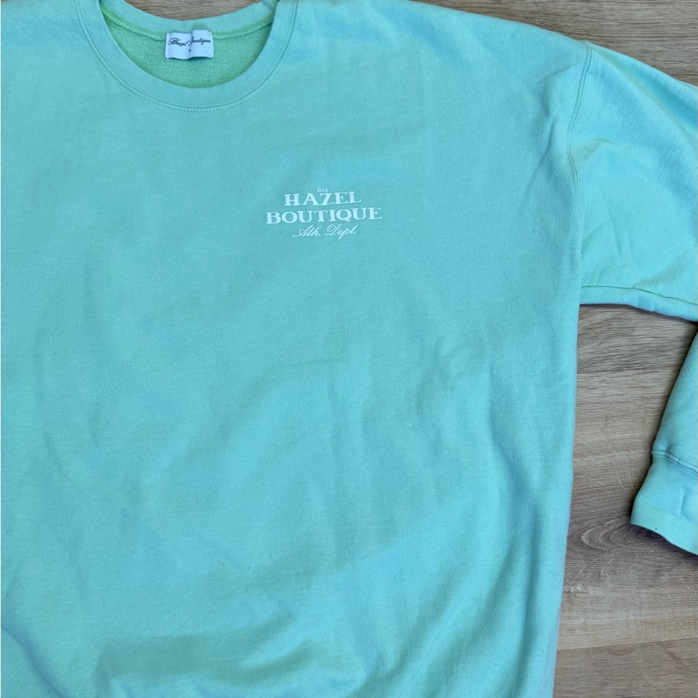Hazel Mint Green Sweatshirt - Picture 6 of 6